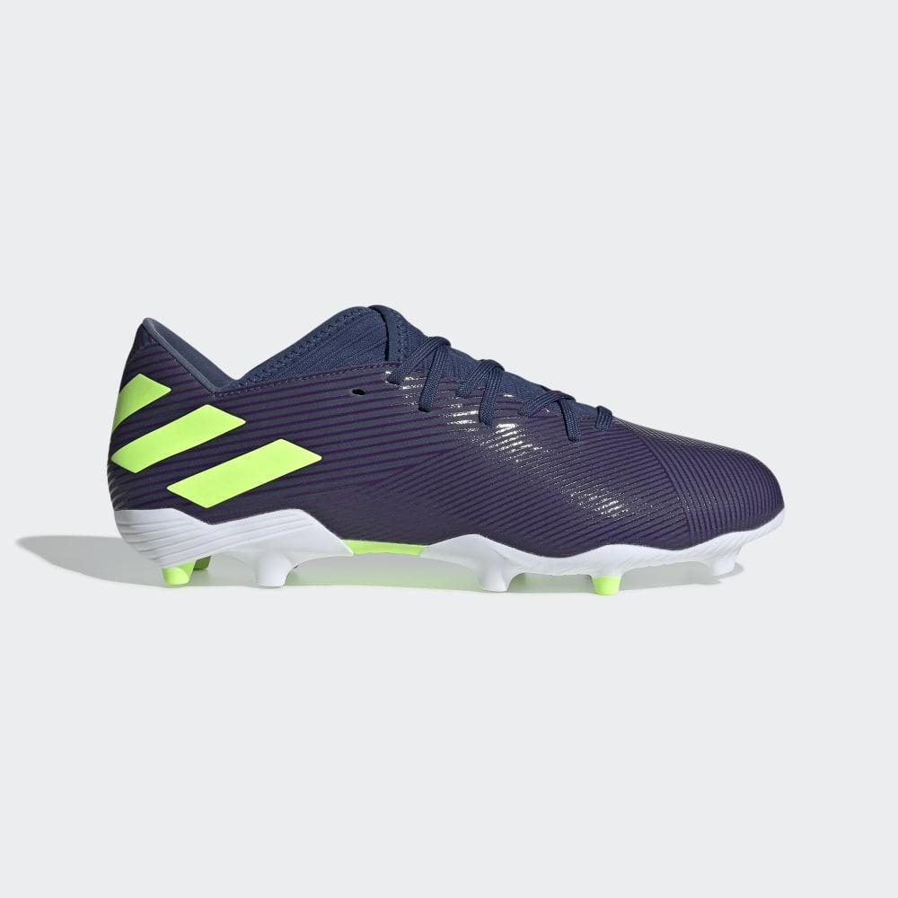 Ghete Fotbal Adidas Nemeziz Messi 19.3 Firm Ground Barbati Romania - Indigo/Verzi/Albi EF1806